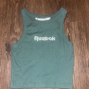 Reebok Green Crop Top